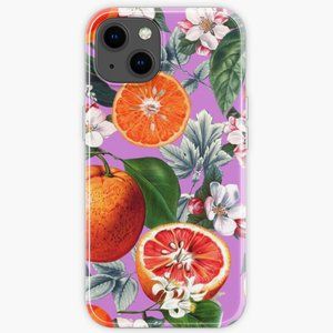 Vintage Fruit Pattern X iPhone Case